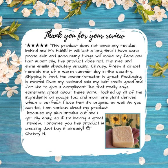 SOLID SHAMPOO BAR for all hair types pH Balanced - Picture 4 of 4